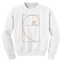 Golden Ratio Sacred Fibonacci Spiral Youth Sweatshirt | Artistshot