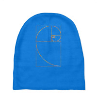 Golden Ratio Sacred Fibonacci Spiral Baby Beanies | Artistshot