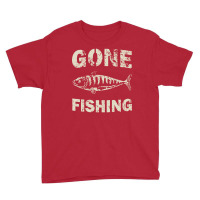 Gone Fishing Youth Tee | Artistshot