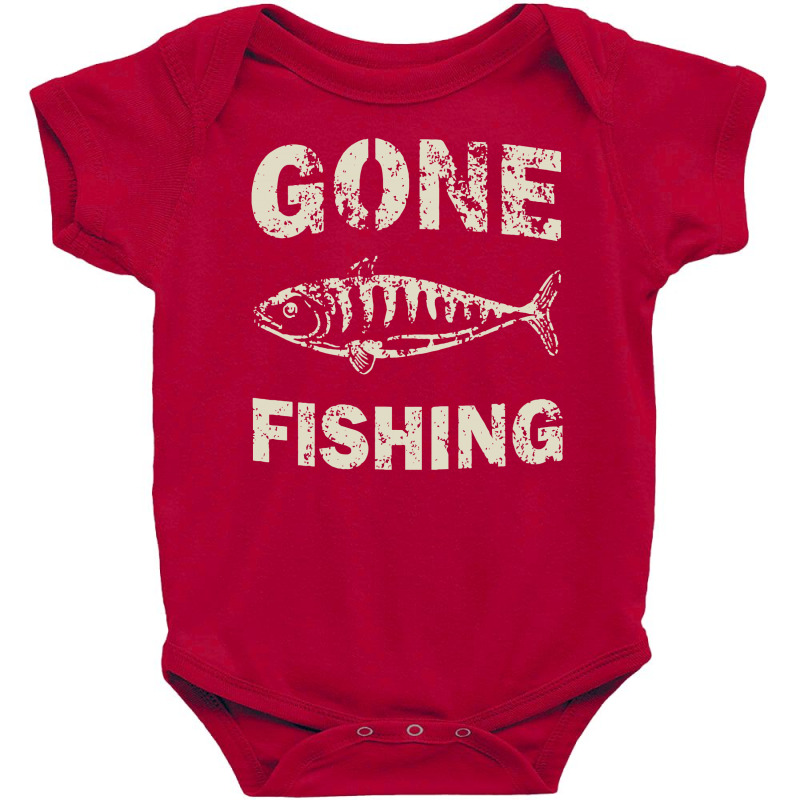 Gone Fishing Baby Bodysuit | Artistshot