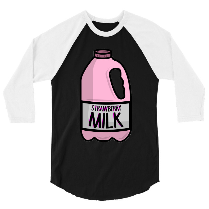 Strawberry Milk Costume Matching Halloween Costume Sweatshirt 3/4 Sleeve Shirt | Artistshot