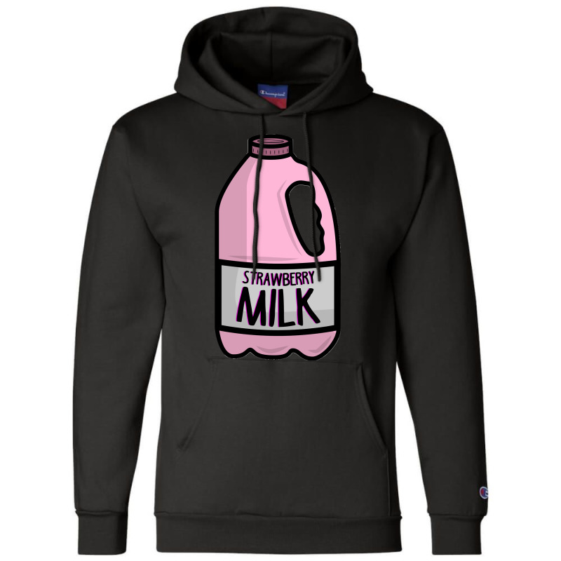 Strawberry Milk Costume Matching Halloween Costume Sweatshirt Champion Hoodie | Artistshot