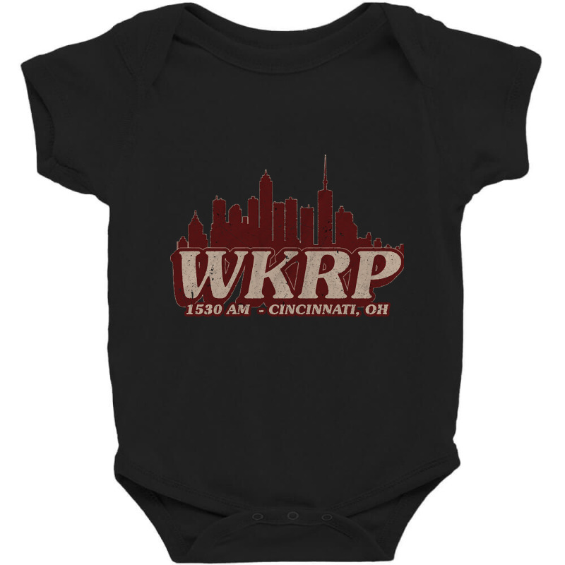 Wkrp - City Skyline Retro Baby Bodysuit | Artistshot