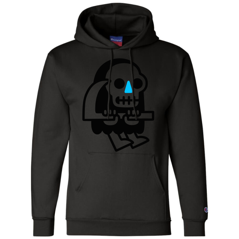 Grim Reaper Guy Champion Hoodie | Artistshot