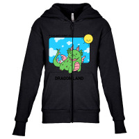 It's Always Sunny At Dragon Land Design Youth Zipper Hoodie | Artistshot