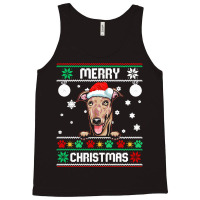 Ugly Merry Christmas Greyhound Dog Xmas Dog Lover Christmas Gift Tank Top | Artistshot