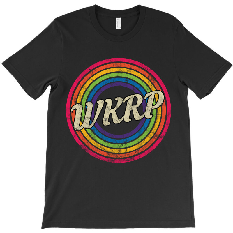 Wkrp - Retro Rainbow Faded-style T-shirt | Artistshot