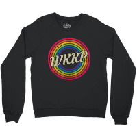 Wkrp - Retro Rainbow Faded-style Crewneck Sweatshirt | Artistshot