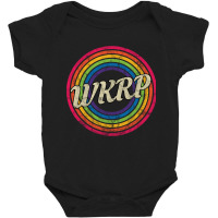 Wkrp - Retro Rainbow Faded-style Baby Bodysuit | Artistshot