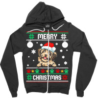 Ugly Merry Christmas Havanese Dog Xmas Dog Lover Christmas Gift Zipper Hoodie | Artistshot