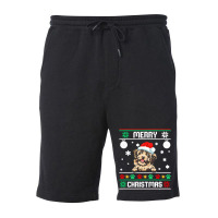 Ugly Merry Christmas Havanese Dog Xmas Dog Lover Christmas Gift Fleece Short | Artistshot