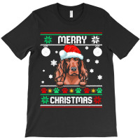 Ugly Merry Christmas Irish Setter Dog Xmas Dog Lover Christmas Gift T-shirt | Artistshot