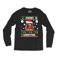 Ugly Merry Christmas Irish Setter Dog Xmas Dog Lover Christmas Gift Long Sleeve Shirts | Artistshot