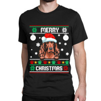 Ugly Merry Christmas Irish Setter Dog Xmas Dog Lover Christmas Gift Classic T-shirt | Artistshot