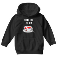 Uk Tea Cuppa British English Version Funny Youth Hoodie | Artistshot