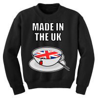 Uk Tea Cuppa British English Version Funny Youth Sweatshirt | Artistshot