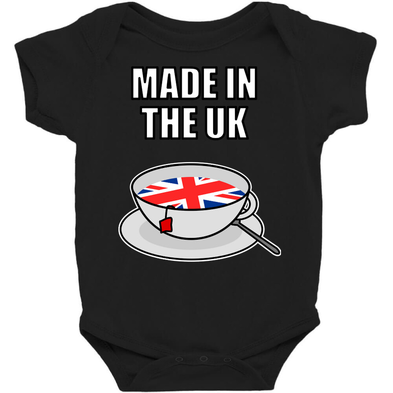 Uk Tea Cuppa British English Version Funny Baby Bodysuit by femalesbaubles | Artistshot