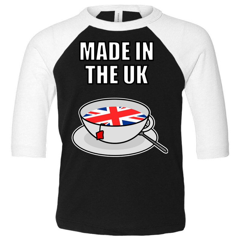 Uk Tea Cuppa British English Version Funny Toddler 3/4 Sleeve Tee by femalesbaubles | Artistshot