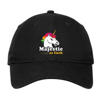 Majestic As Fuck Adjustable Cap | Artistshot