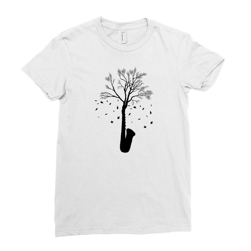 Jazz Tree Ladies Fitted T-Shirt by autlu2024 | Artistshot