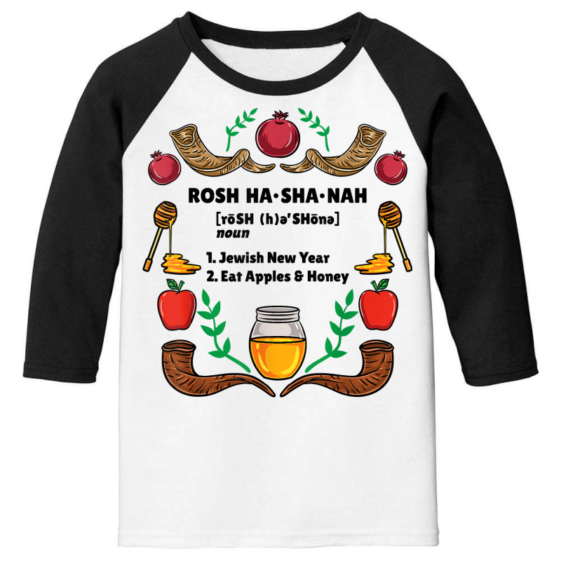 Rosh Hashanah Definition T Shirt Youth 3/4 Sleeve | Artistshot