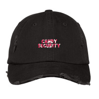 Funny Candy Security Easy Halloween Costume Tick Or Treat Pullover Hoo Vintage Cap | Artistshot