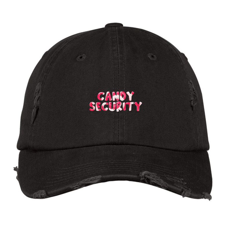 Funny Candy Security Easy Halloween Costume Tick Or Treat Pullover Hoo Vintage Cap by cm-arts | Artistshot