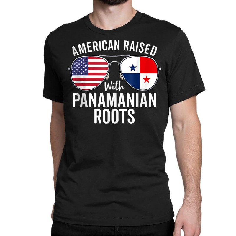 American Raised With Panamanian Roots Usa Panama Flag Tank Top Classic T-shirt by cm-arts | Artistshot