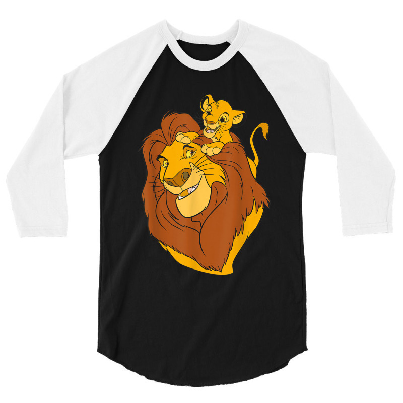 The Lion King Simba And Mufasa Father And Son 3/4 Sleeve Shirt | Artistshot