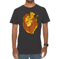 The Lion King Simba And Mufasa Father And Son Vintage T-shirt | Artistshot