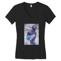 Candid Squat Style Women's V-neck T-shirt | Artistshot