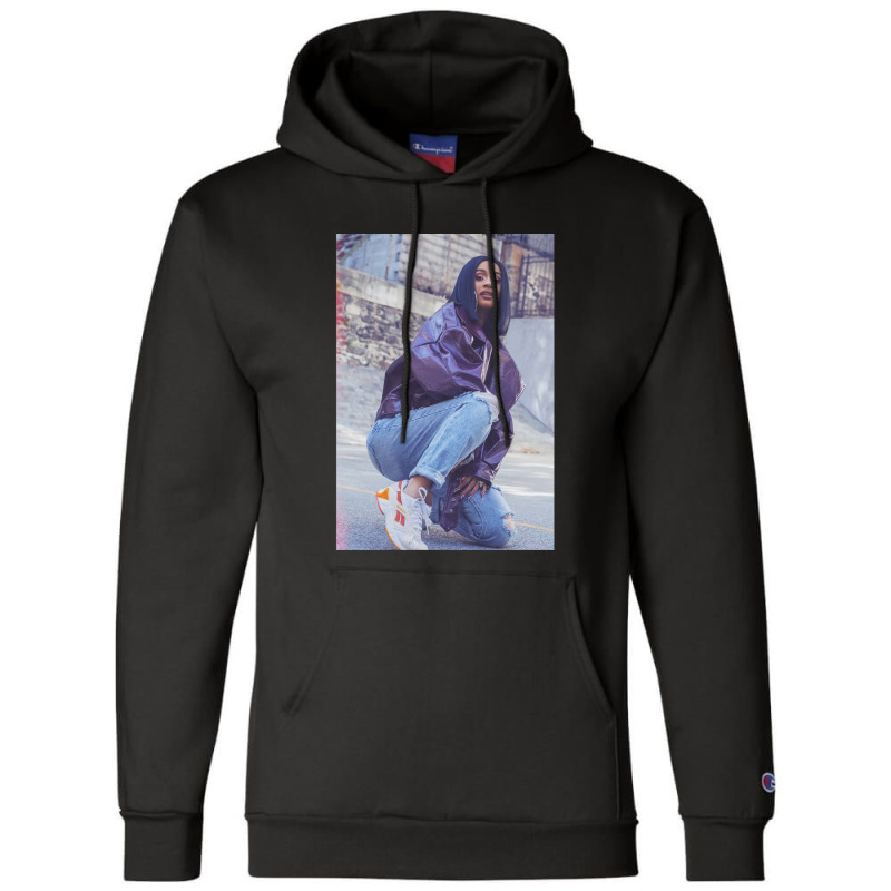 Candid Squat Style Champion Hoodie by DawnBee | Artistshot