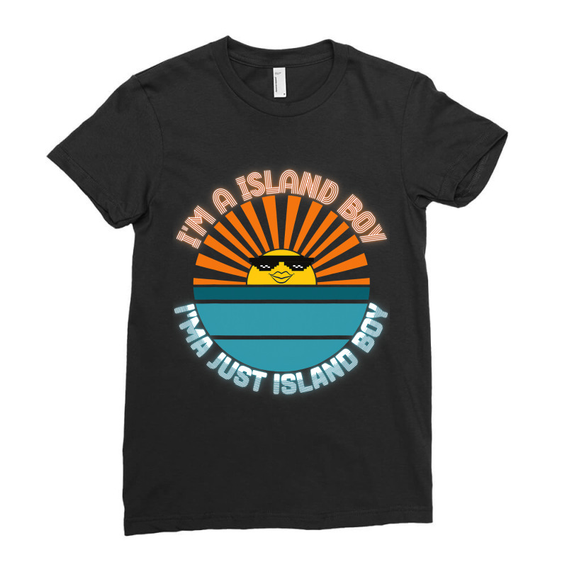 Im A Island Boy Video Meme Merch Imma Just 2022 Cool Funny Ladies Fitted T-Shirt by cm-arts | Artistshot