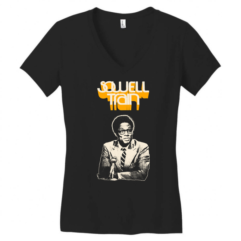 Sowell Train Women's V-Neck T-Shirt by Kanmopsuk45 | Artistshot