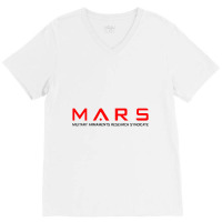 Mars Military Armaments Research Syndicate V-neck Tee | Artistshot