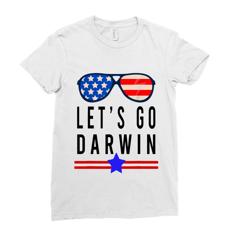 Lets Go Darwin Funny Sarcastic Ladies Fitted T-Shirt by Valerie  Apparel | Artistshot