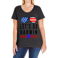 Lets Go Darwin Funny Sarcastic Ladies Curvy T-shirt | Artistshot