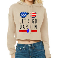 Lets Go Darwin Funny Sarcastic Cropped Hoodie | Artistshot