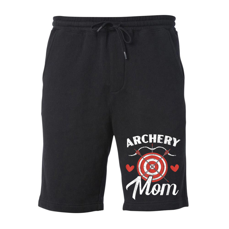 Archery Mom Shoot Bow Arrow Bowman Mother Target Archer T Shirt Fleece Short | Artistshot