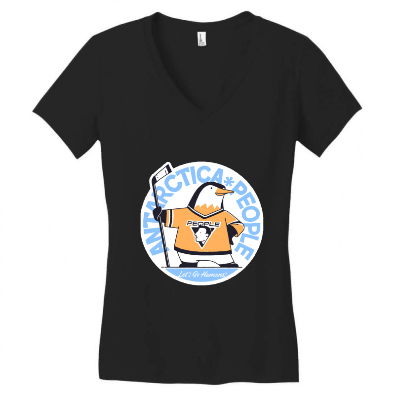 Antarctica People Women's V-Neck T-Shirt by cm-arts | Artistshot