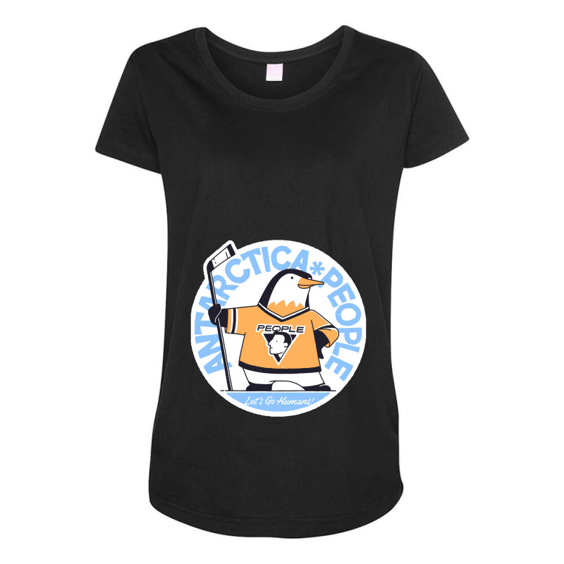 Antarctica People Maternity Scoop Neck T-shirt by cm-arts | Artistshot