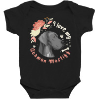 German Mastiff T  Shirt I Love My German Mastiff Dog Gift Idea T  Shir Baby Bodysuit | Artistshot