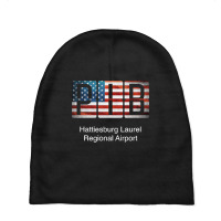 Pib Hattiesburg Laurel Regional Airport Baby Beanies | Artistshot