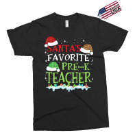 V1 Xmas Santa's Favorite Pre- K Teacher Funny Christmas Gift Exclusive T-shirt | Artistshot