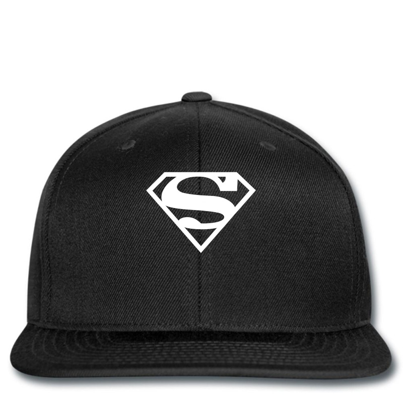 Supergirl White & Pink Shield Printed Hat | Artistshot