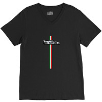 Made In Maranello V-neck Tee | Artistshot