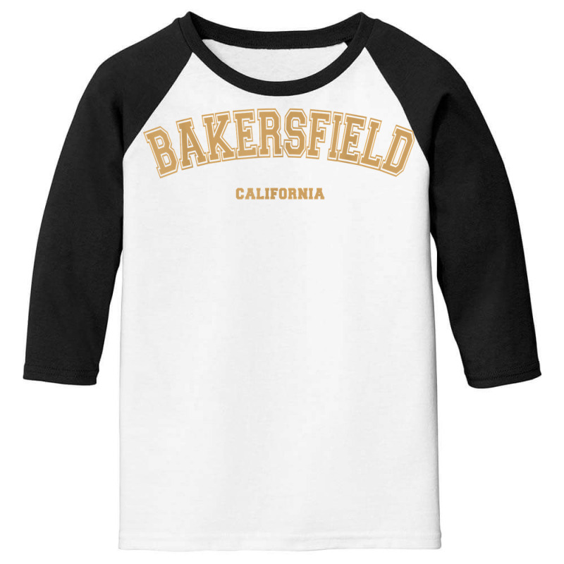 Bakersfield Sports College Style On Bakersfield T Shirt Youth 3/4 Sleeve by cm-arts | Artistshot