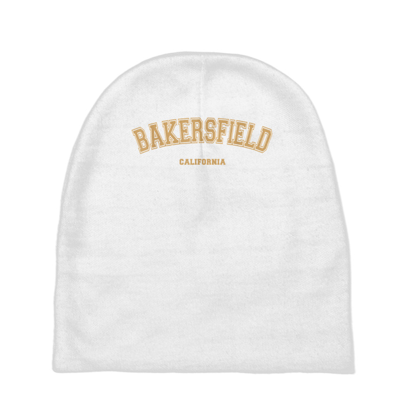 Bakersfield Sports College Style On Bakersfield T Shirt Baby Beanies by cm-arts | Artistshot