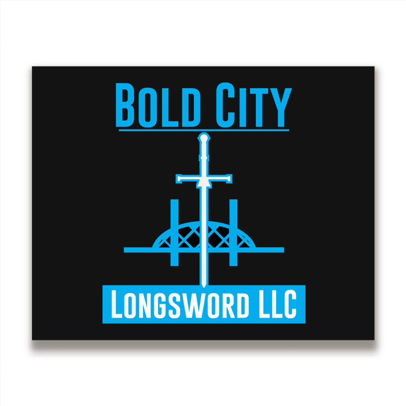 Bold City Longsword Metal Print Horizontal | Artistshot