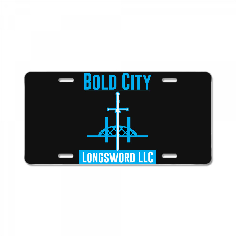 Bold City Longsword License Plate | Artistshot